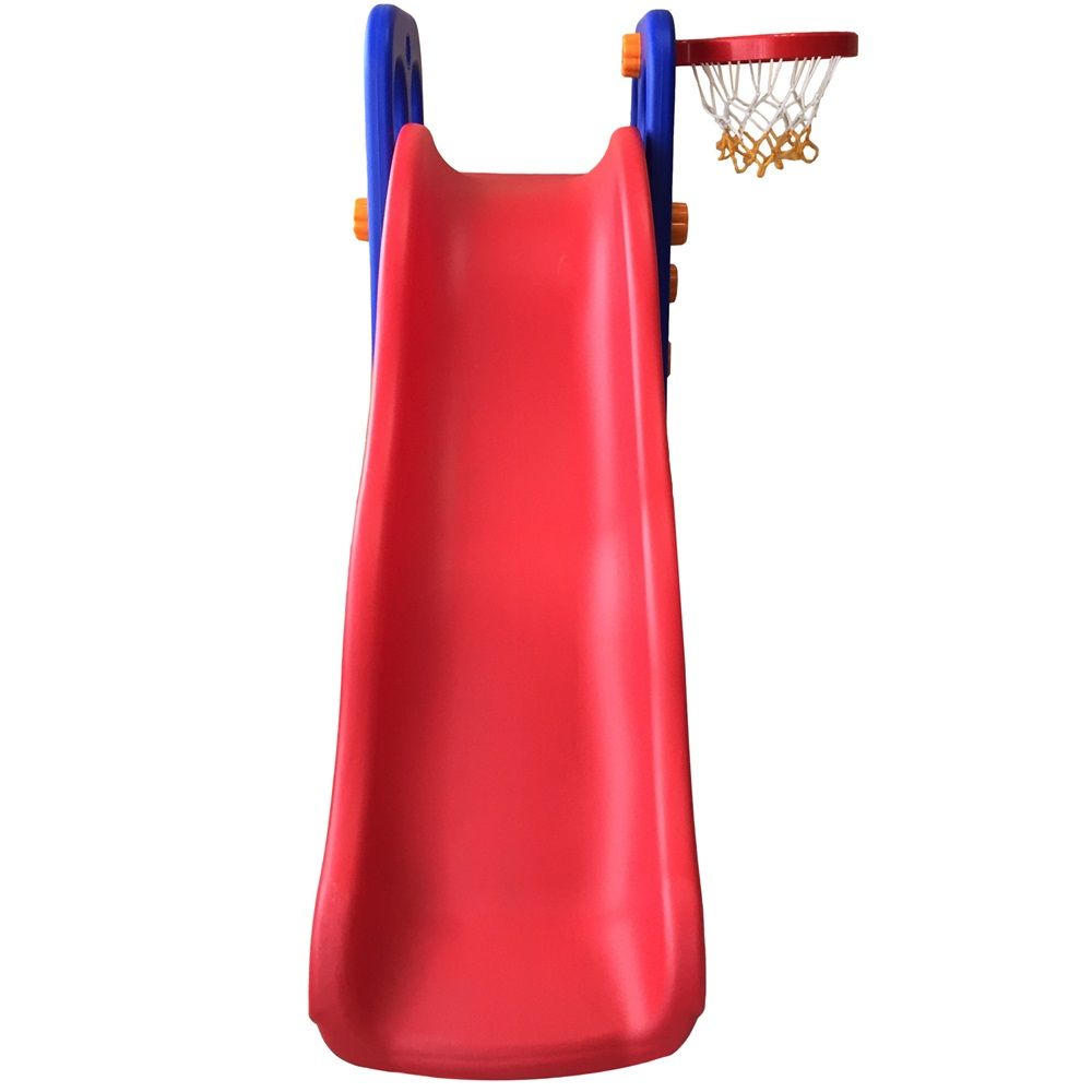 2-In-1 Slide And Basketball Hoop Set