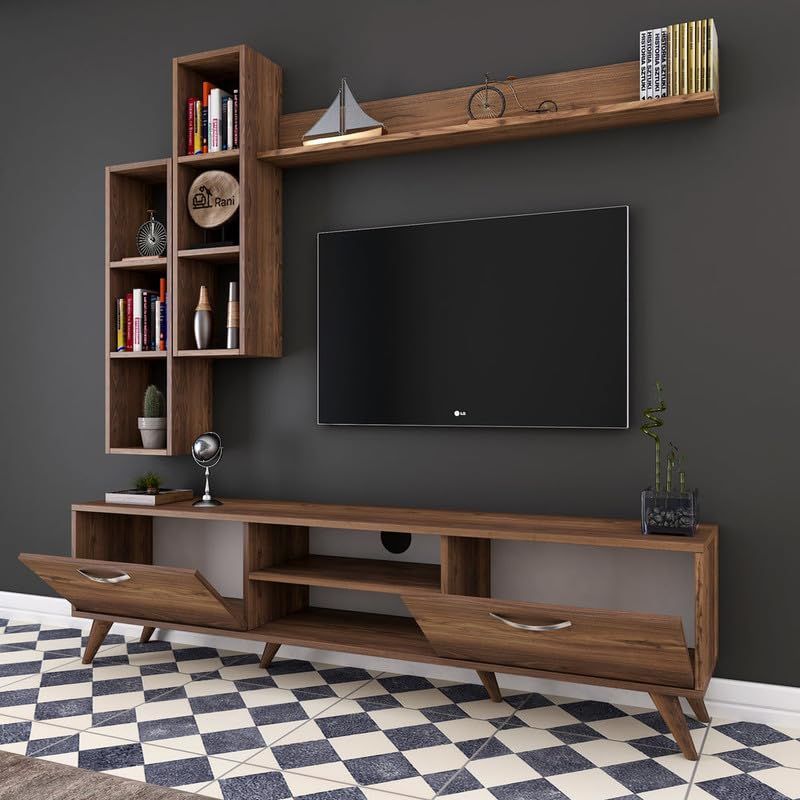 Tv stand deals with bookshelves