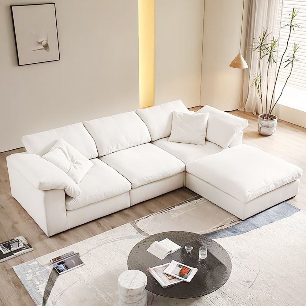 White modular deals sectional