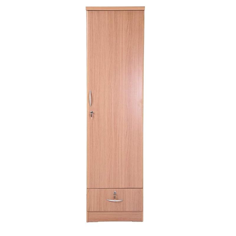 Single door wardrobe with outlet drawers