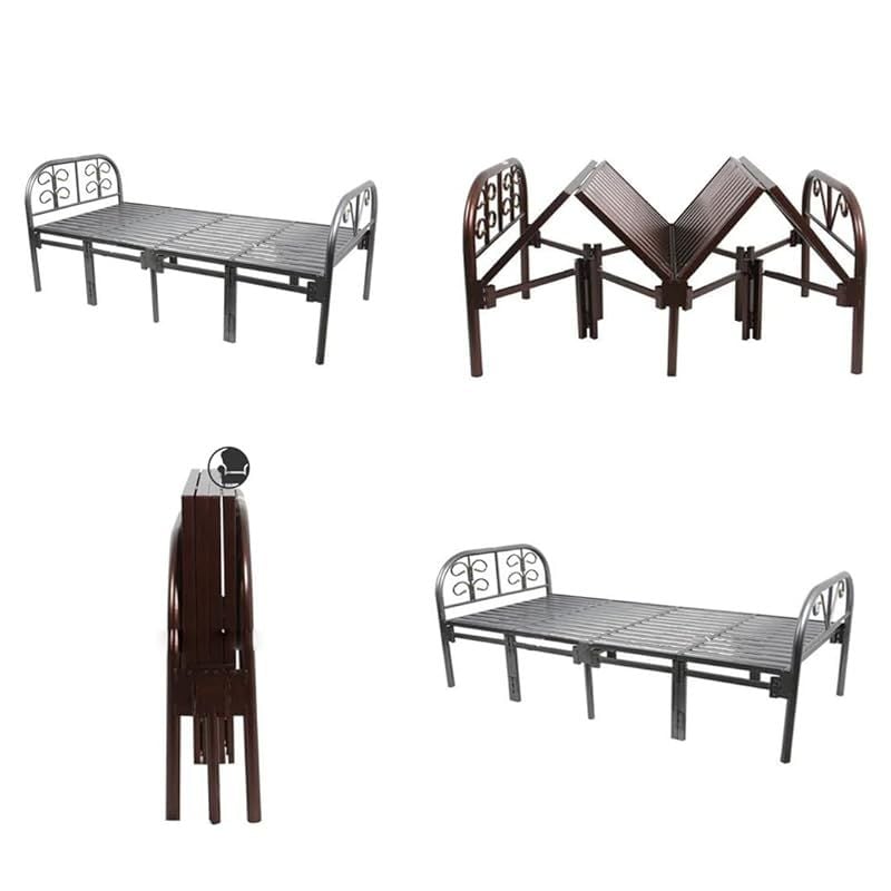 Iron folding store bed