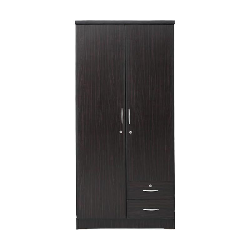 Solid wood store 2 door wardrobe