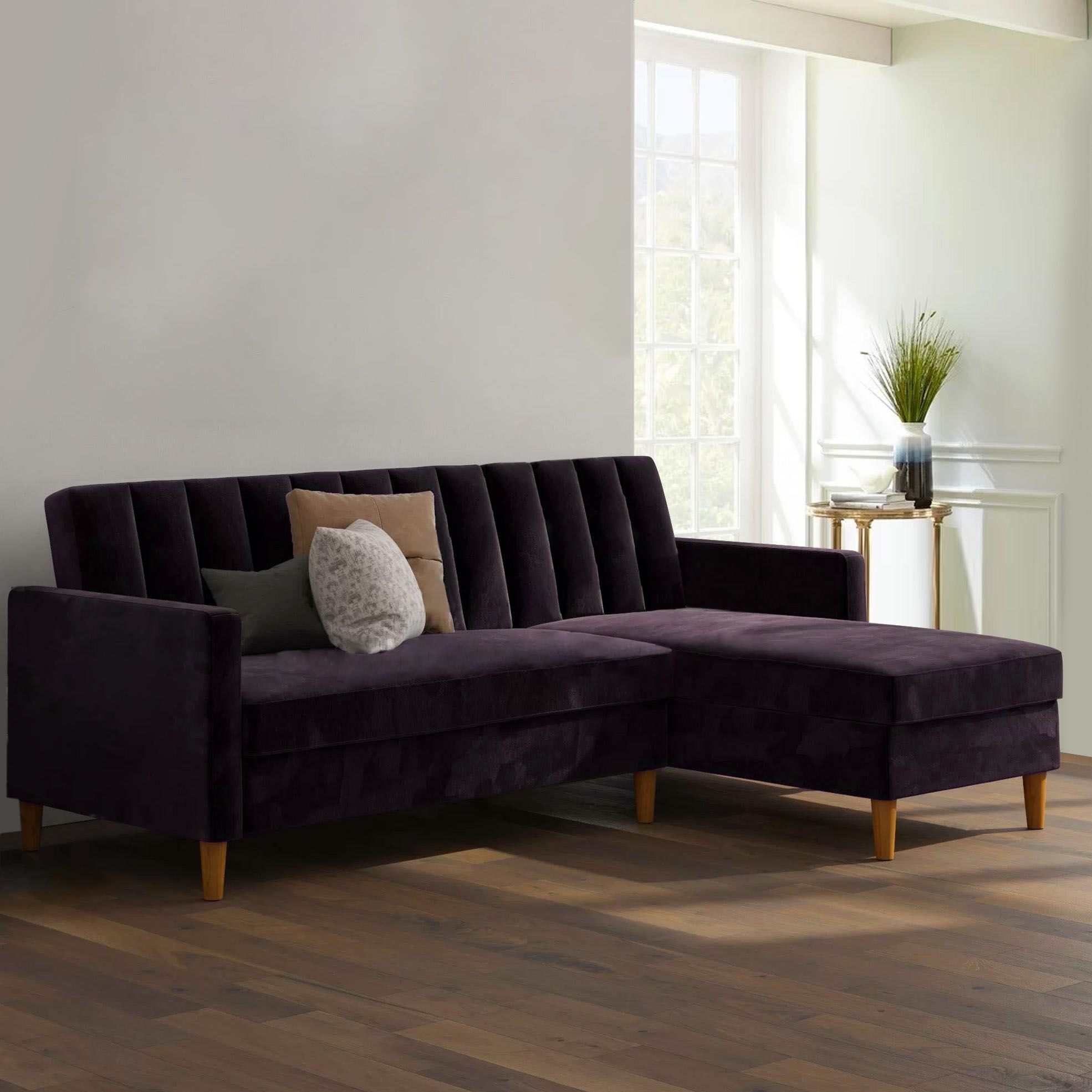 Buy Klippan 3 Seater Section Sofa Purple Online Danube Home UAE