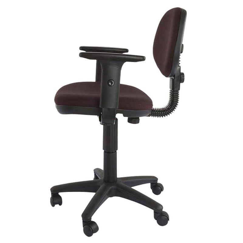 Mahmayi Sandra 1210A Task Chair - Office Chair with Adjustable Armrests, PP Back and Seat Frame and Double Wheel Rolling Castors (Peat)