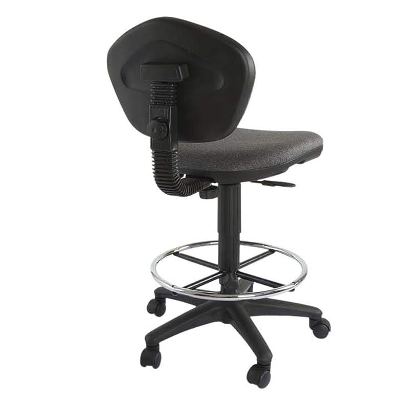 Mahmayi Sandra 1210DK Task Chair - Office Chair with Draft Kit, PP Back and Seat Frame and Double Wheel Rolling Castors (Grey)