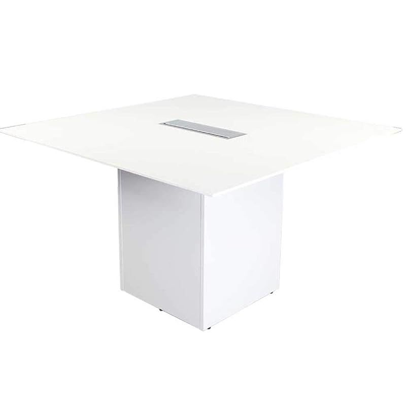 Modular white outlet desk