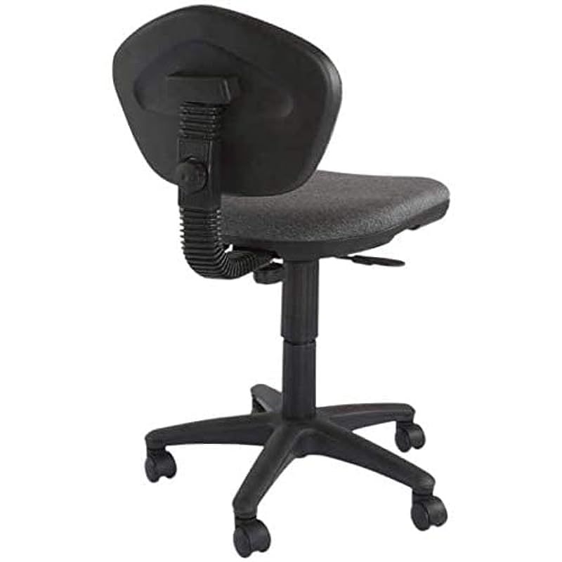 Mahmayi Sandra 1210 Task Chair - Office Chair with Height Adjustable Seat, PP Back and Seat Frame and Double Wheel Rolling Castors (Grey)