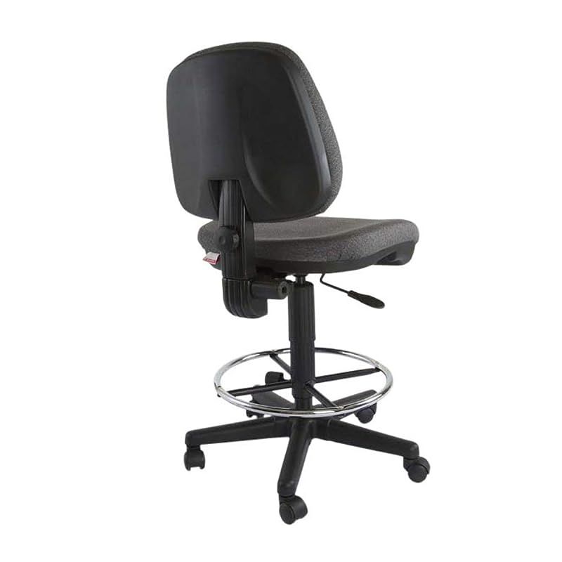 Mahmayi Debra 1380DK Task Chair - Office Chair with Draft Kit, PP Back and Seat Frame and Double Wheel Rolling Castors (Grey)