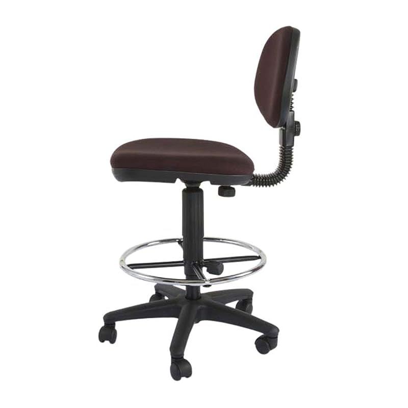 Mahmayi Sandra 1210DK Task Chair - Office Chair with Draft Kit, PP Back and Seat Frame and Double Wheel Rolling Castors (Peat)