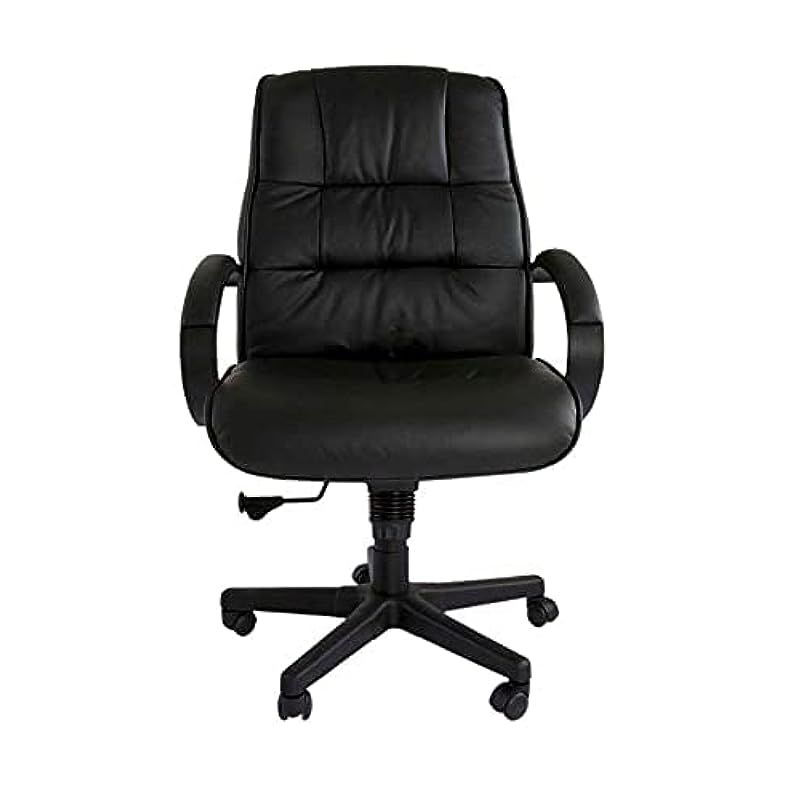 Atvor 708 Low Back PU Leather Ergonomic Chair Computer Chair with Thick Padded Armrest &amp; Lumbar Support for Home &amp; Office, PU Leather Executive Chair, Big &amp; Tall Ergonomic Computer Desk Chair