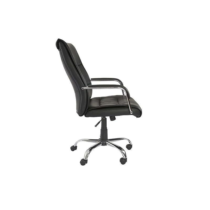 Nova 2203 High Back PU Leather Ergonomic Chair Computer Chair with Thick Padded Armrest &amp; Lumbar Support for Home &amp; Office, PU Leather Executive Chair, Ergonomic Computer Desk Chair - Black