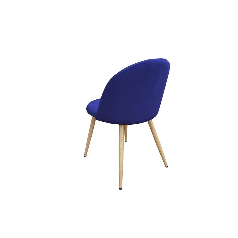 HYDC019 Velvett Blue Dining Chair for Living Room | Dining Room Chairs Living Room Chair Velvet Fabric Chair For Hotel Restaurant and Office