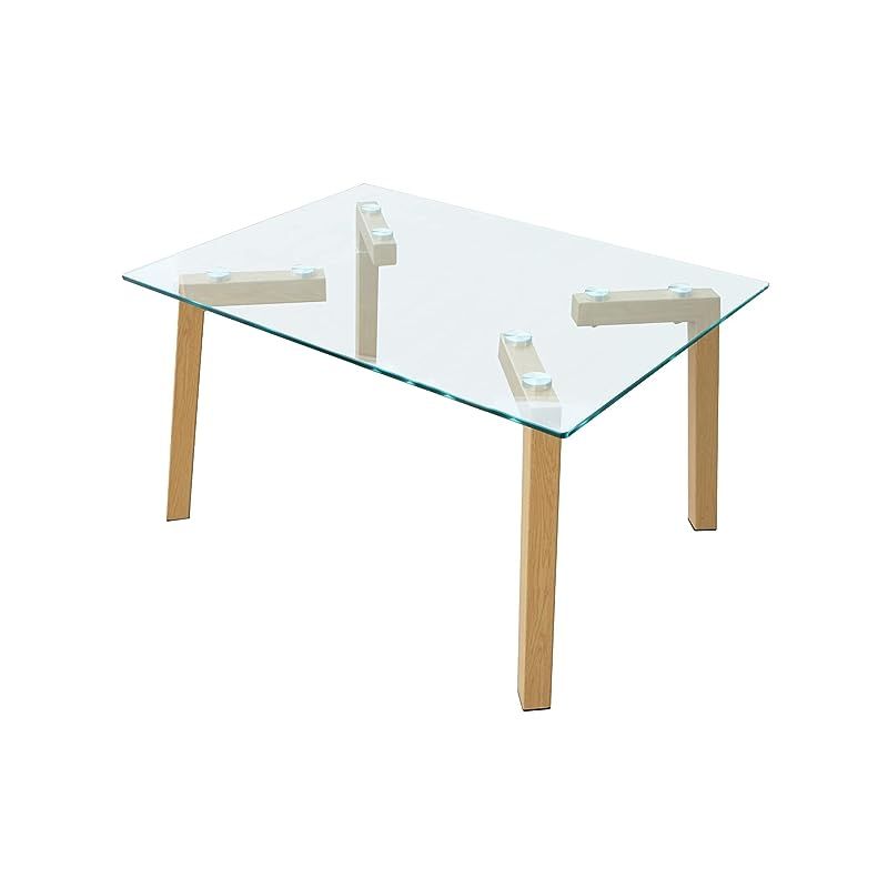 Round wood deals glass coffee table