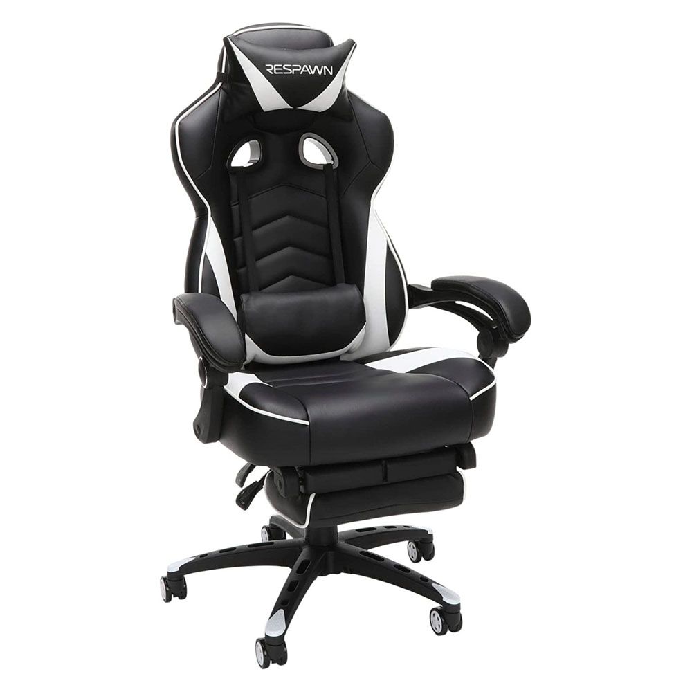 Respawn 110 racing style gaming chair reclining outlet ergonomic leather chair with footrest stores