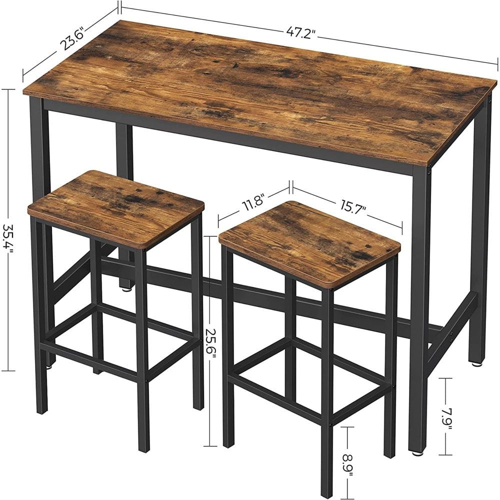 Bar set deals with stools