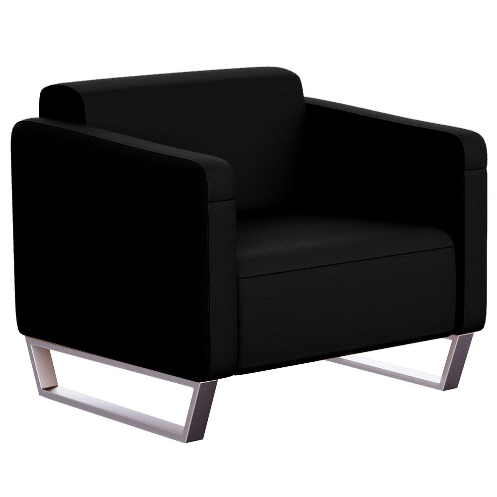 Buy Loop 2850 Single Seater Sofa Black PU Online Danube Home UAE
