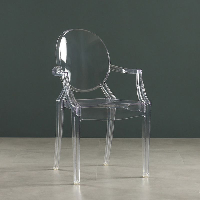Buy Decoration Acrylic Modern Dining Armchair Polycarbonate Transparent 