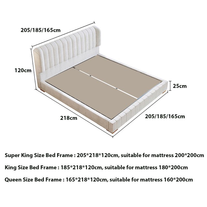 Standard double shop bed frame