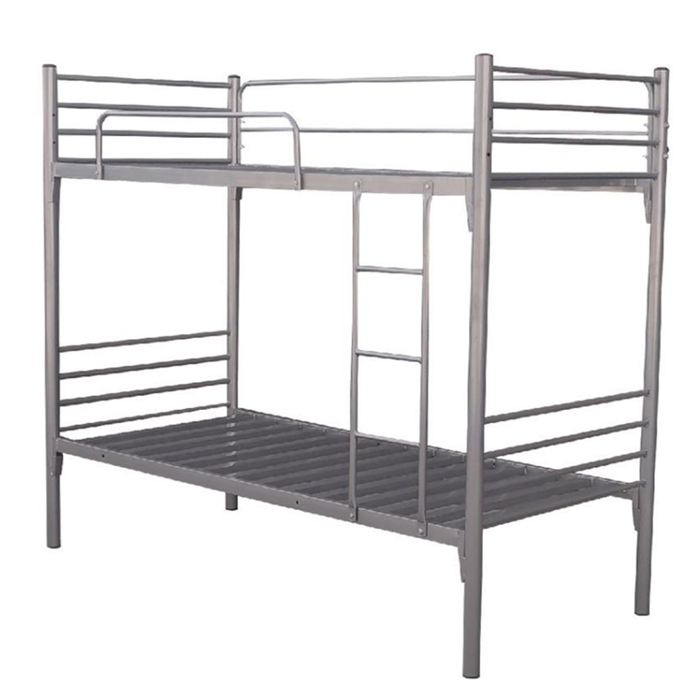 Maple Home Bunk Bed Frame Up & Down Single Children Bed Metal Side ...