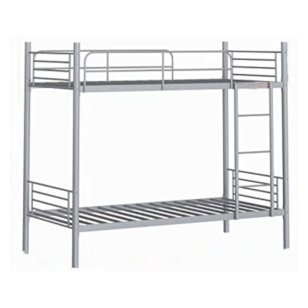 Maple Home Bunk Bed Frame Up & Down Single Children Bed Metal Side ...