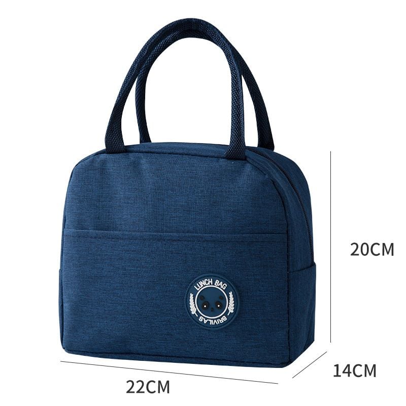 Lunch Bag and Lunch Box for Women and Men, Leak Proof Water Resistant Bag Container For Adults, Kids, LightWeight Portable Lunch Box For Office Work, Outdoor, Picnic, School etc.(Blue)