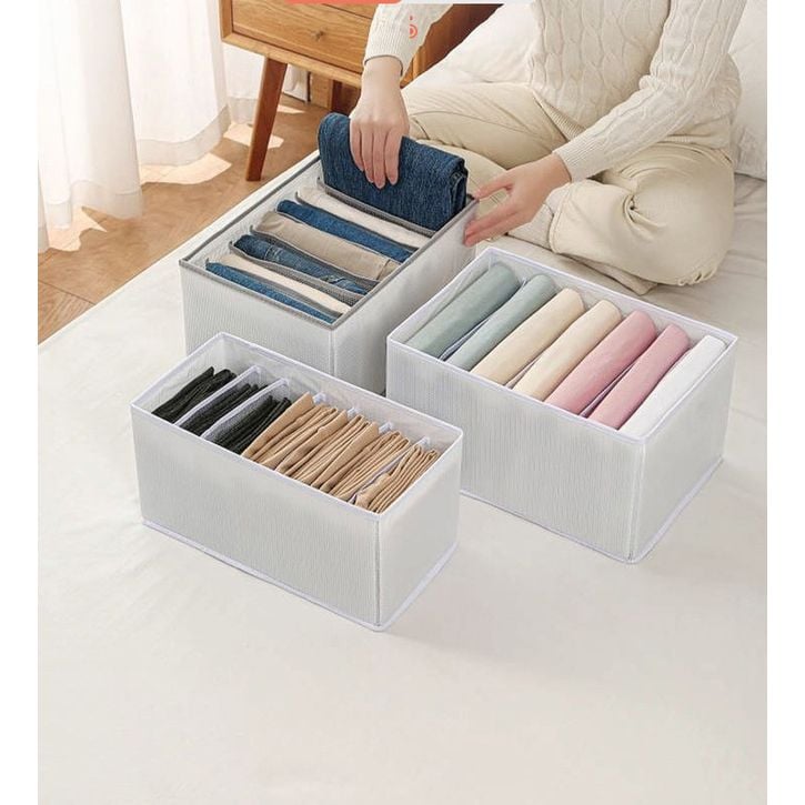 Storage Boxes Underwear Closet Organizer Drawer Made With Polyester Material.