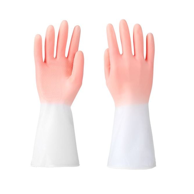 Reusable Water-Proof Gloves For Kitchen And Cleaning Households Made With High Quality Rubber