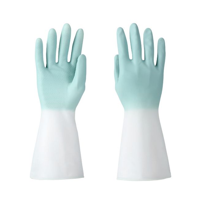 Reusable Water-Proof Gloves For Kitchen And Cleaning Households Made With High Quality Rubber