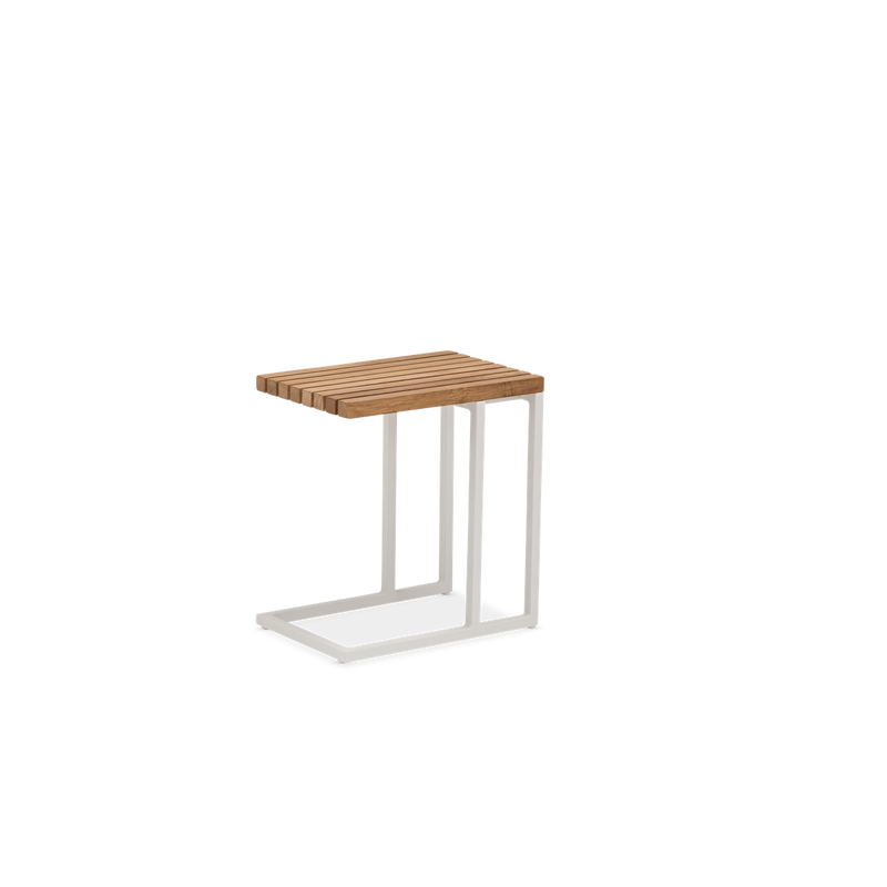 Cube White Side Table