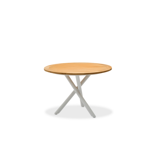 Mikado White Round Dining Table (without chairs)