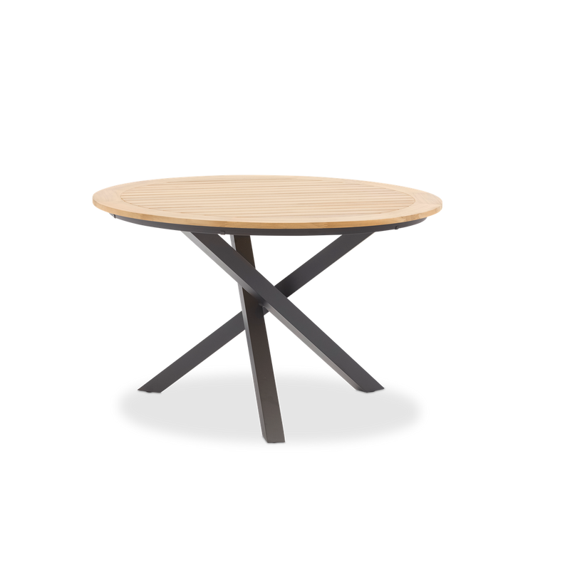 Mikado Charcoal Round Dining Table (without chairs)