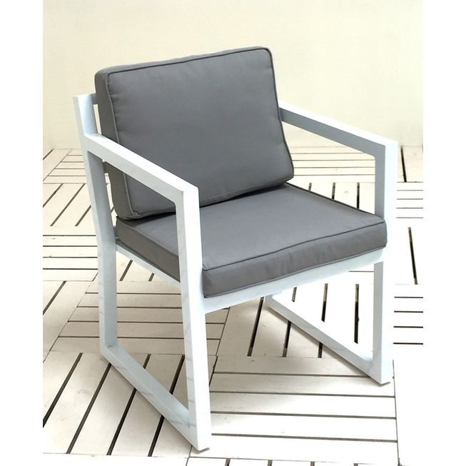 Bali White Armchair