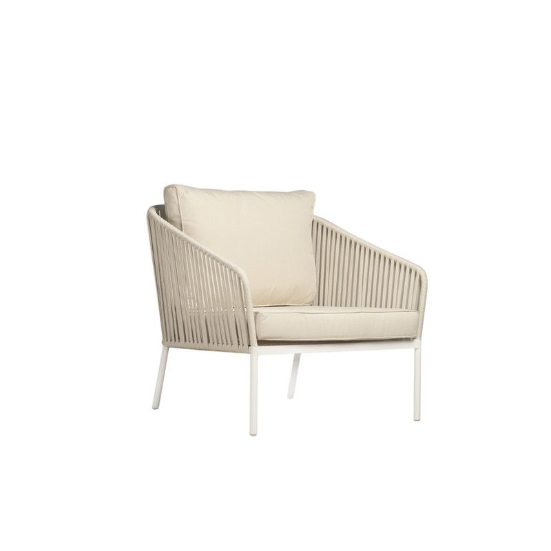 Corcega White 1-Seater Sofa