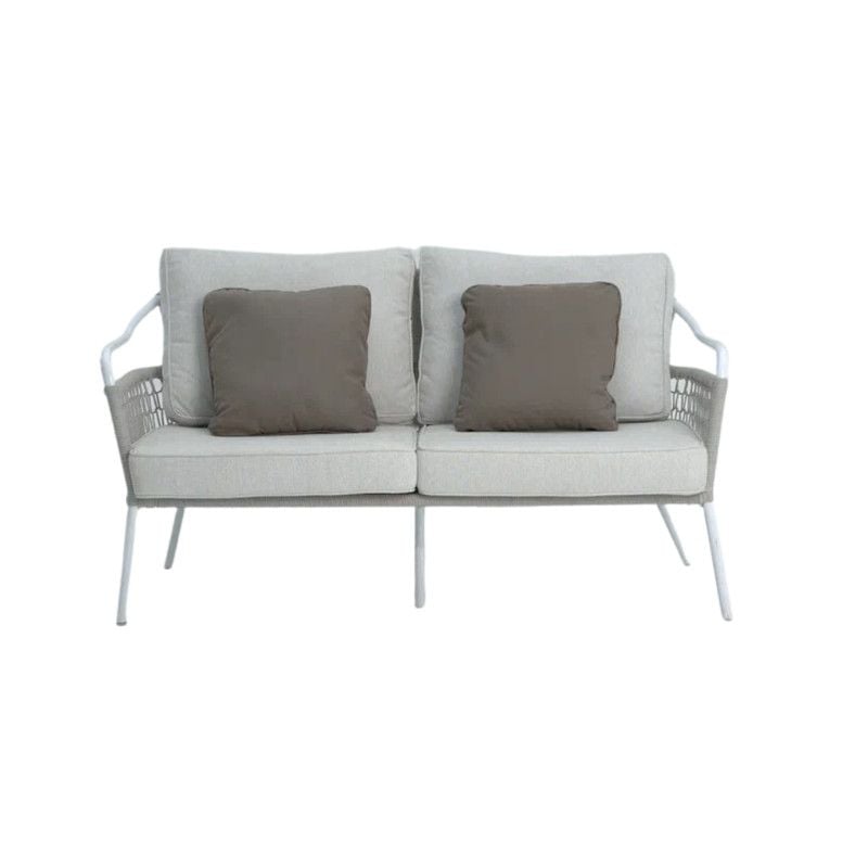 Sardinia Light Grey 2- Seater Sofa