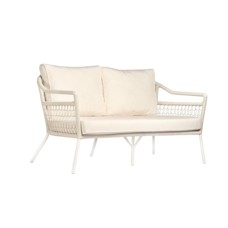 Sardinia White 2- Seater Sofa