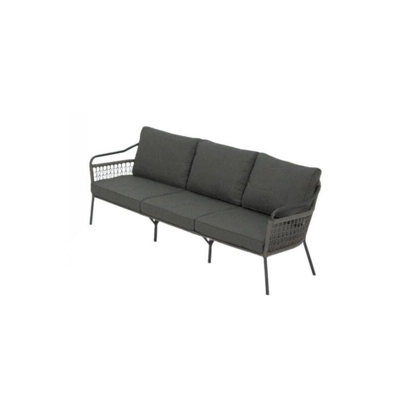Sardinia Dark Grey 3- Seater Sofa