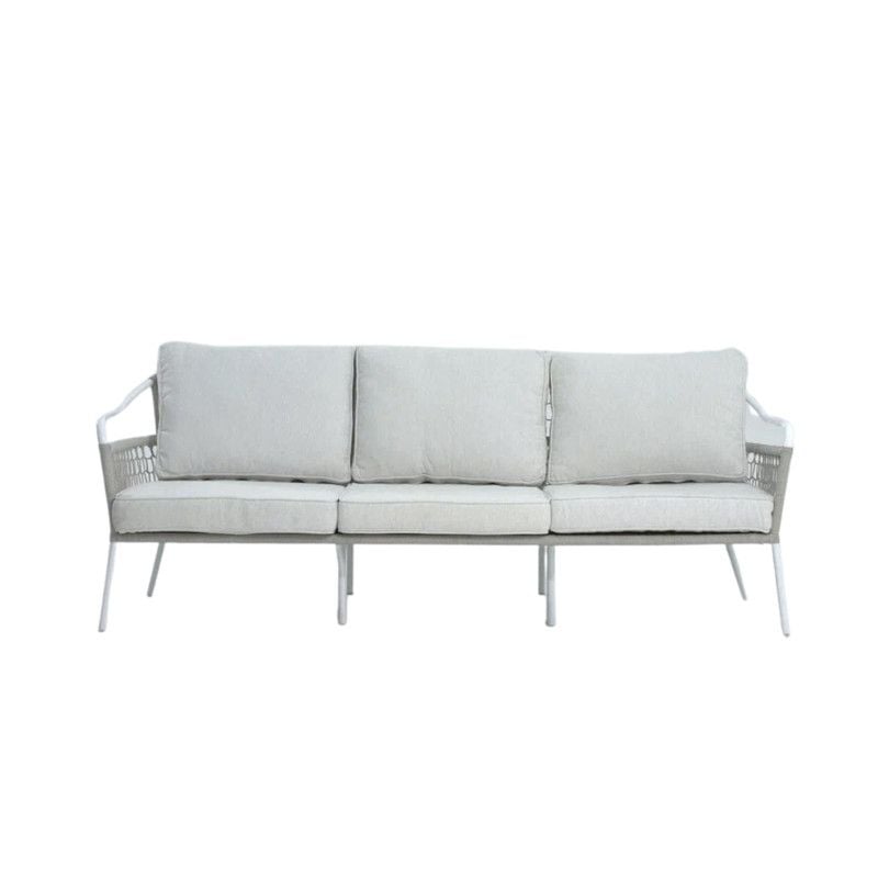 Sardinia Light Grey 3- Seater Sofa