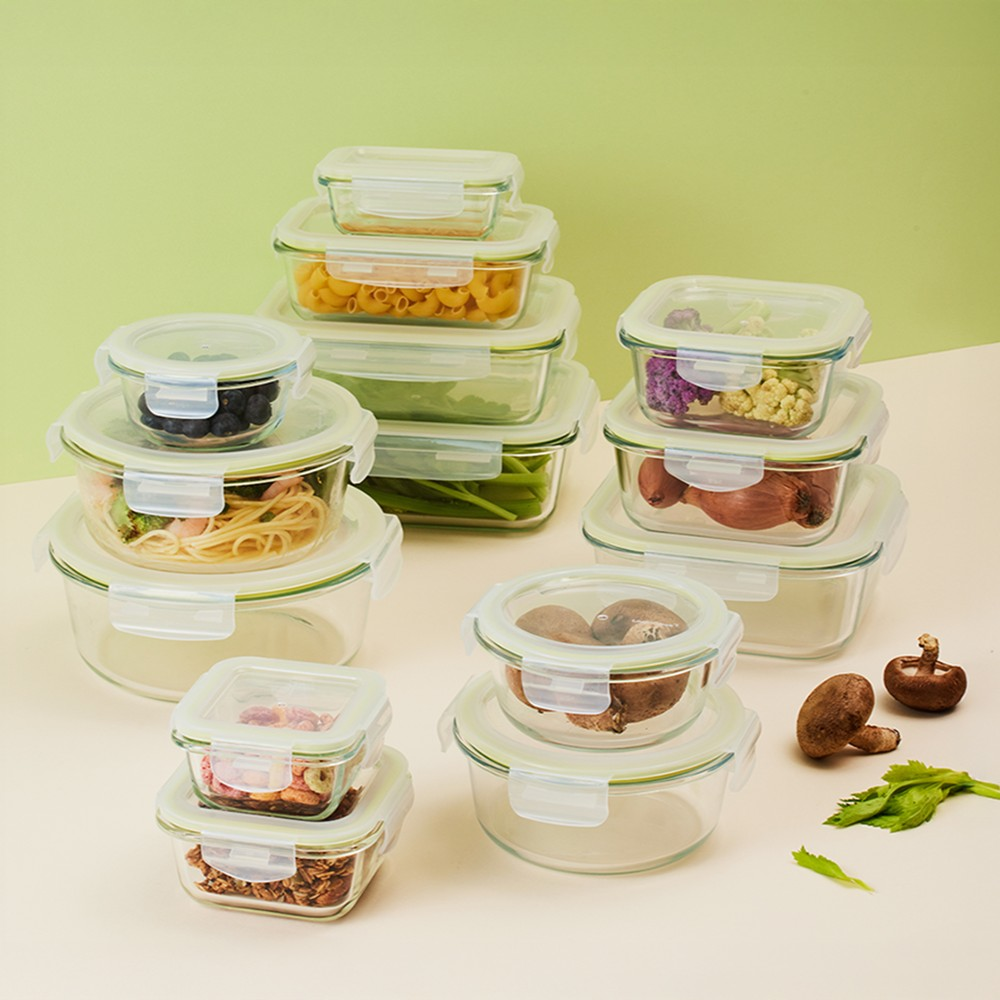 Buy LocknLock Fresh Oven-Safe Glass Rectangular Container 8-pcs Set ...