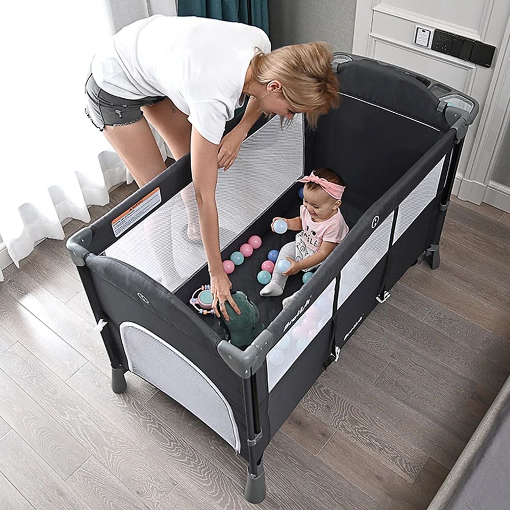 Playpen best sale with sleeper