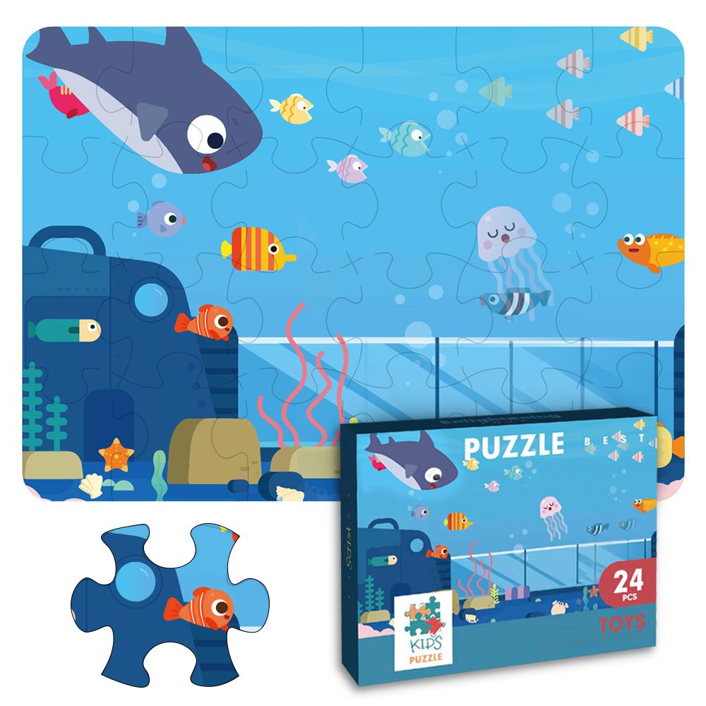 Buy Little Story Jigsaw Puzzle Educational & Fun Game (Life Under Water)- 24  pcs Online | Danube Home UAE