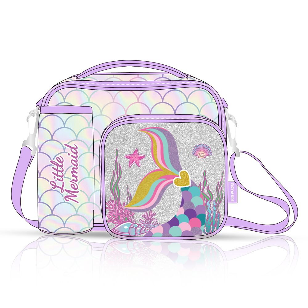 Quest Neoprene Lunch Bag Mermaid & Water Bottle