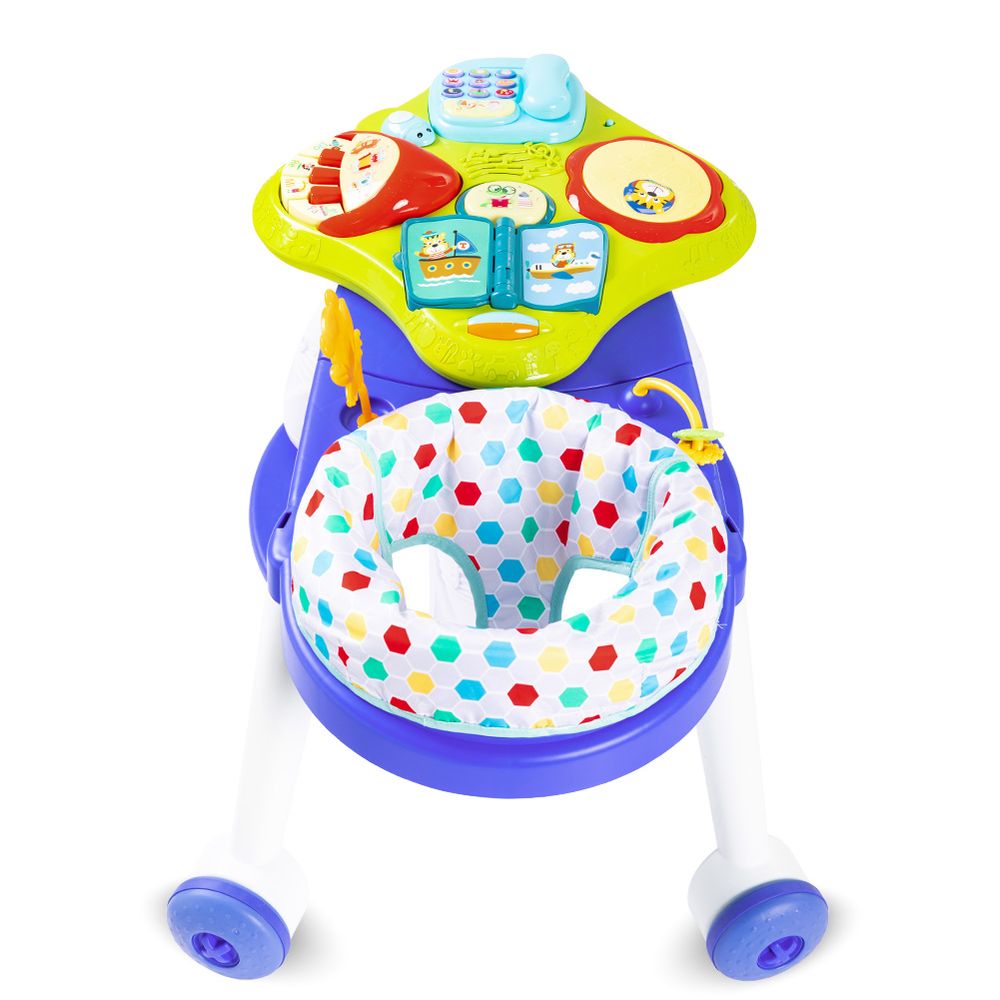 TEKNUM 3-in-1 Walker/ Activity Center- Blue