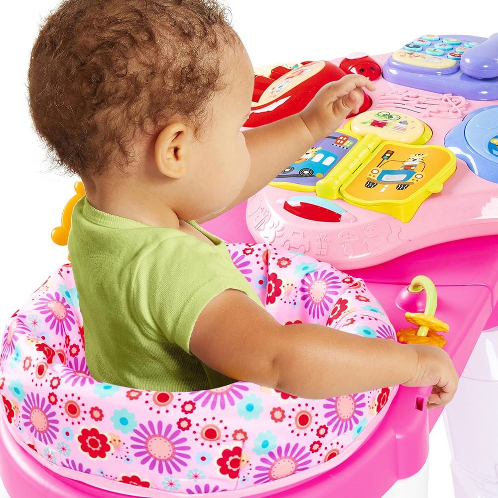 TEKNUM 3-in-1 Walker/ Activity Center- Pink