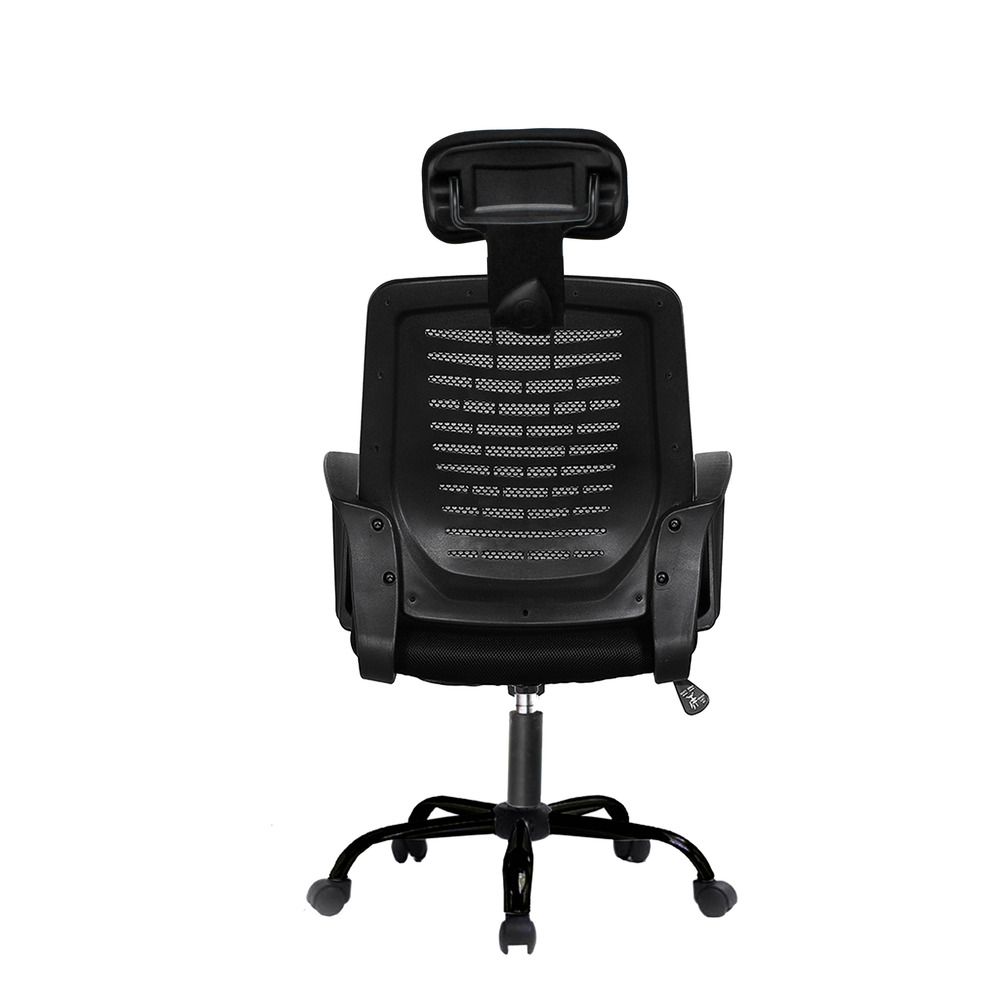 Desk Chair Office Chair for Home Height Adjustable HIGH Back Mesh Computer Chair with Lumbar Support Mesh Swivel Computer Office Ergonomic Executive Chair (With Head Rest, Black) 