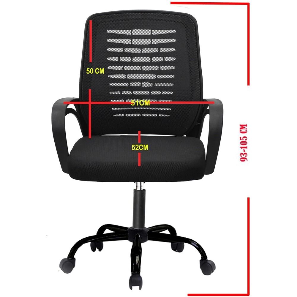 Desk Chair Office Chair for Home Height Adjustable Mid Back Mesh Computer Chair with Lumbar Support Mesh Swivel Computer Office Ergonomic Executive Chair (Swivil Set, Green)