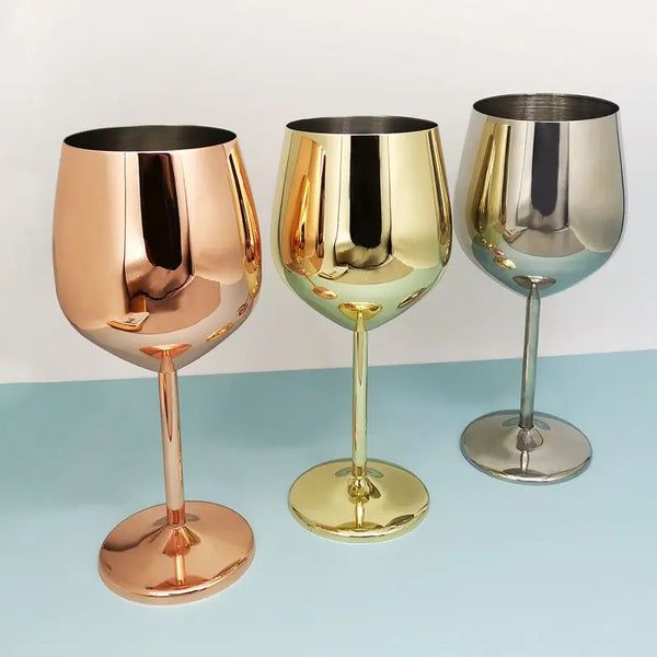 Chrome Luxe Wine Cup