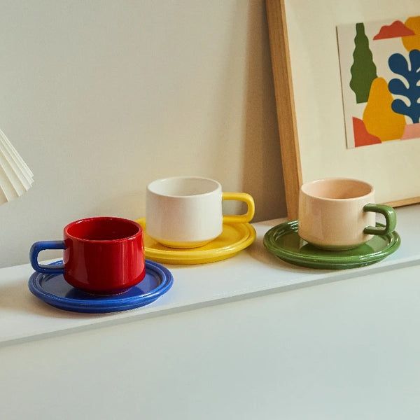 Rainbow Sip Coffee Mug Set