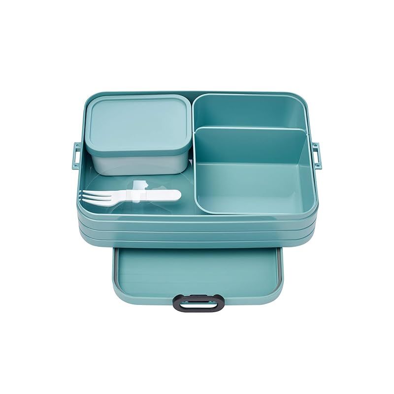 Mepal 107635692400 Large Bento Lunch Box Take A Break, tpe/pp/abs, Nordic Green