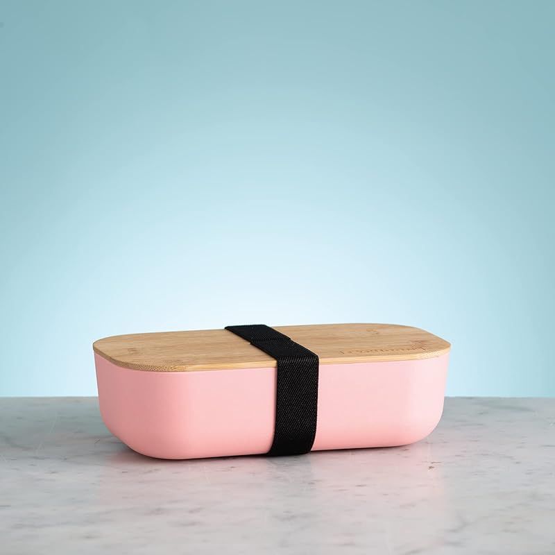 Typhoon Pure Pink Bamboo Fibre Lunch Box