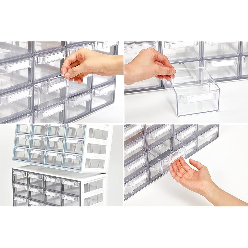 Litem Up System 16 Drawers Storage Multibox - Grey